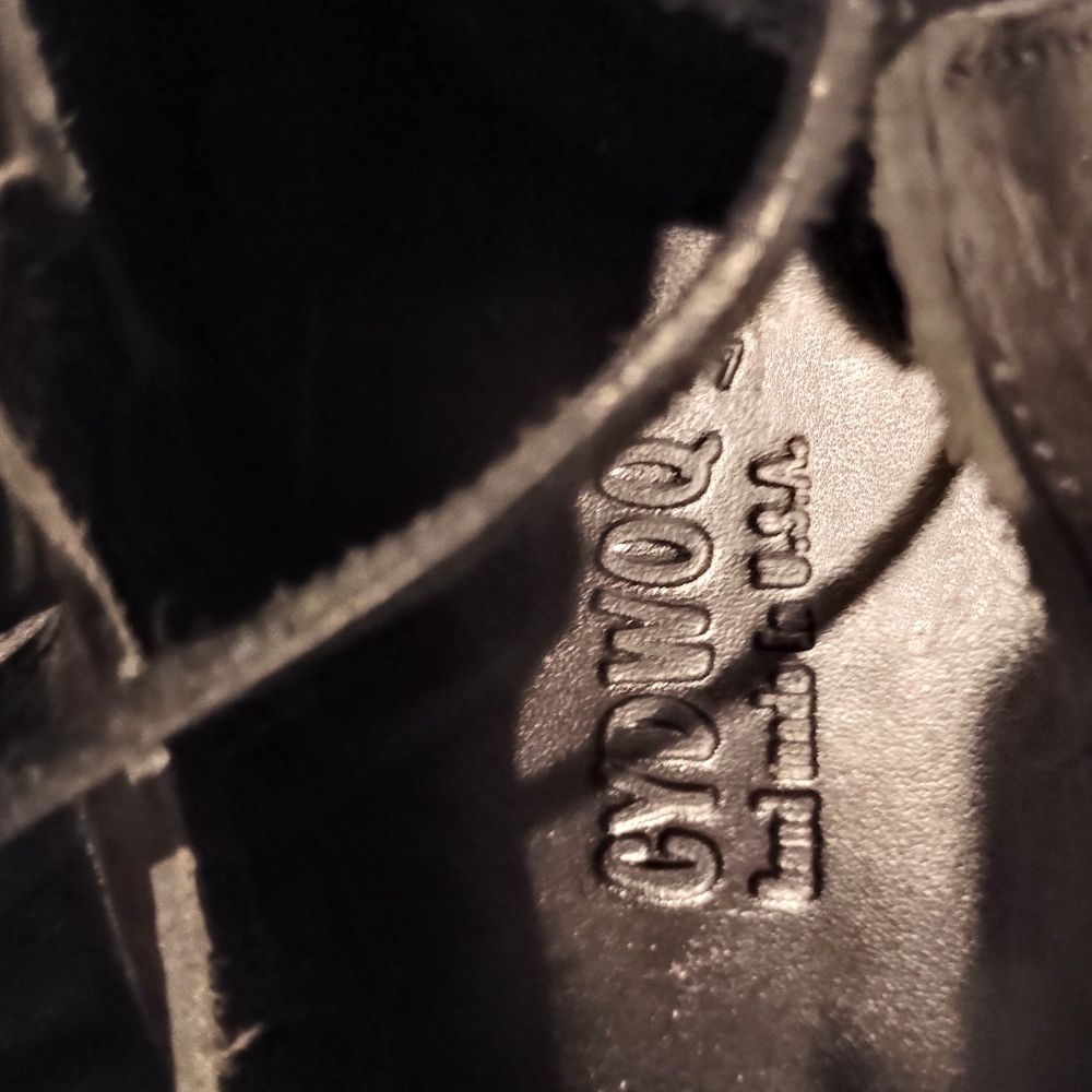 CYDWOQ( Sidewalk) Custom Made In USA Men's Black Leather Shoes 44/10.5 - Picture 5 of 7